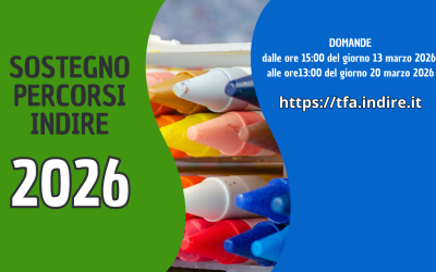 PERCORSI DI FORMAZIONE INDIRE